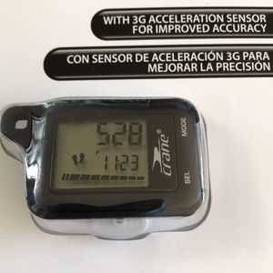 NIB pedometer with speed sensor